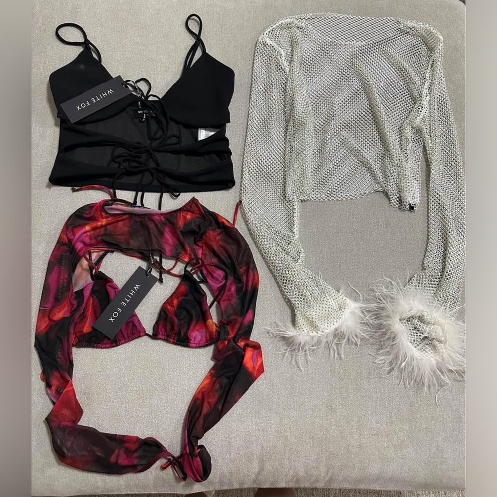 White fox clothing bundle or message to separate